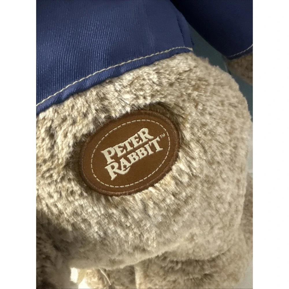 Dan Dee Peter Rabbit Plush Blue Jacket Standing Porch Greeter Stuffed Animal 21